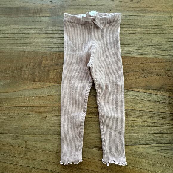 Zara Other - Zara toddler Girl Ribbed Leggings - Size 2 years